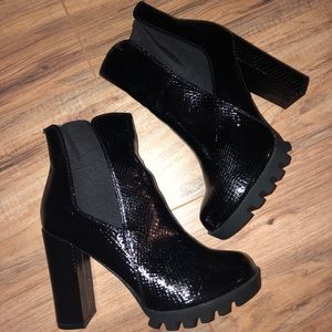 Black Booties 8.5